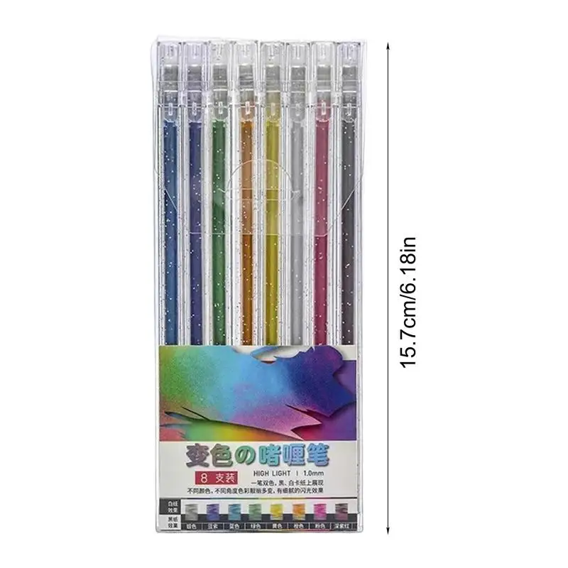 Набор блестящих гелевых ручек маркеры набор цветных блестящая гелевая ручка для