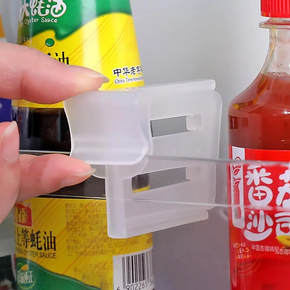 

4Pcs Refrigerator Sorting Holder Durable Lightweight Multiple-use Refrigerator Storage Organizer for Office