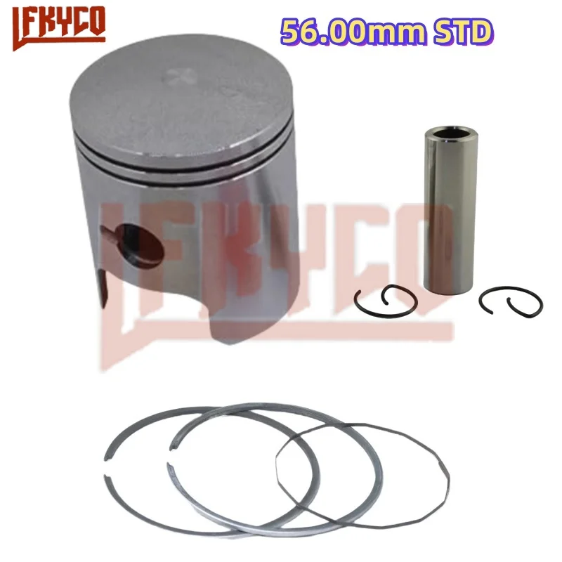 Двойной ход 56 мм 56,25 мм 56,5 мм 56,75 мм 57 мм для Suzuki TS125 TC125 DS125 RV125 поршень 14 мм комплект колец