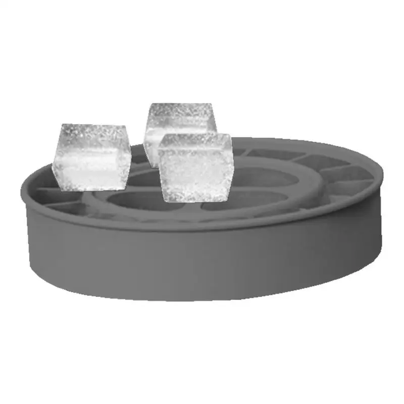 

Ice Cube Mold Silicone Ice Trays For Freezer With Lid Easy Release 19-Grid Ice Tray Freezer Ice Tray Foldable Ice Bucket For