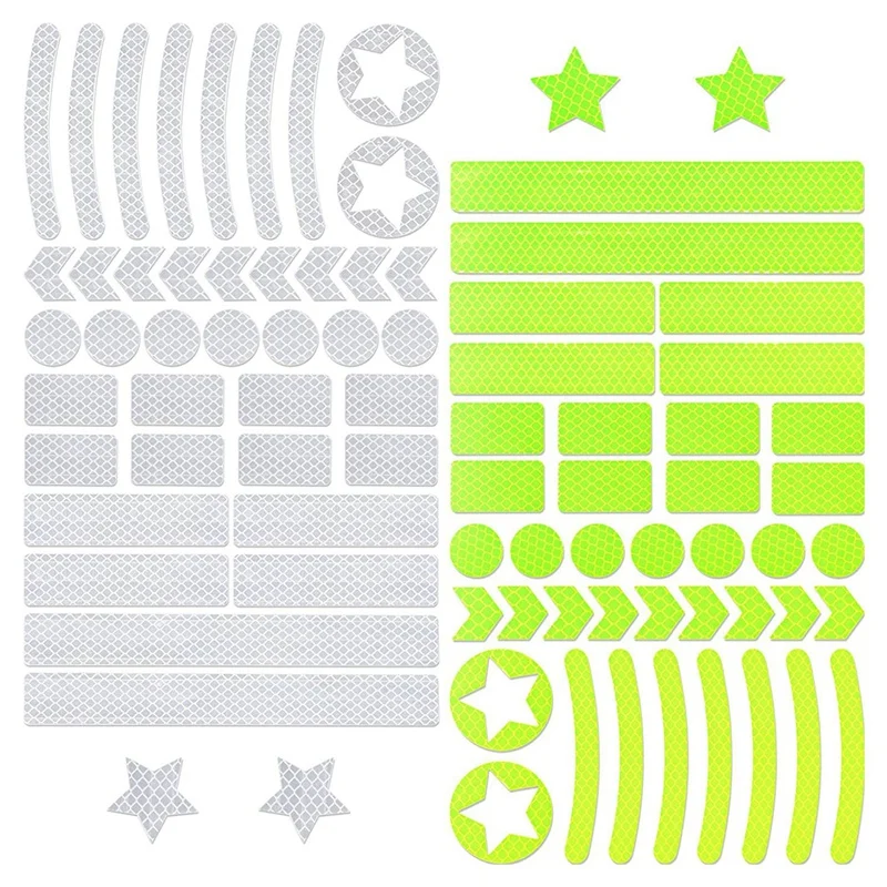 

Reflective Stickers Bike Reflective Tape Waterproof Night Visibility Reflector Stripe For Motorcycle Helmets Strollers