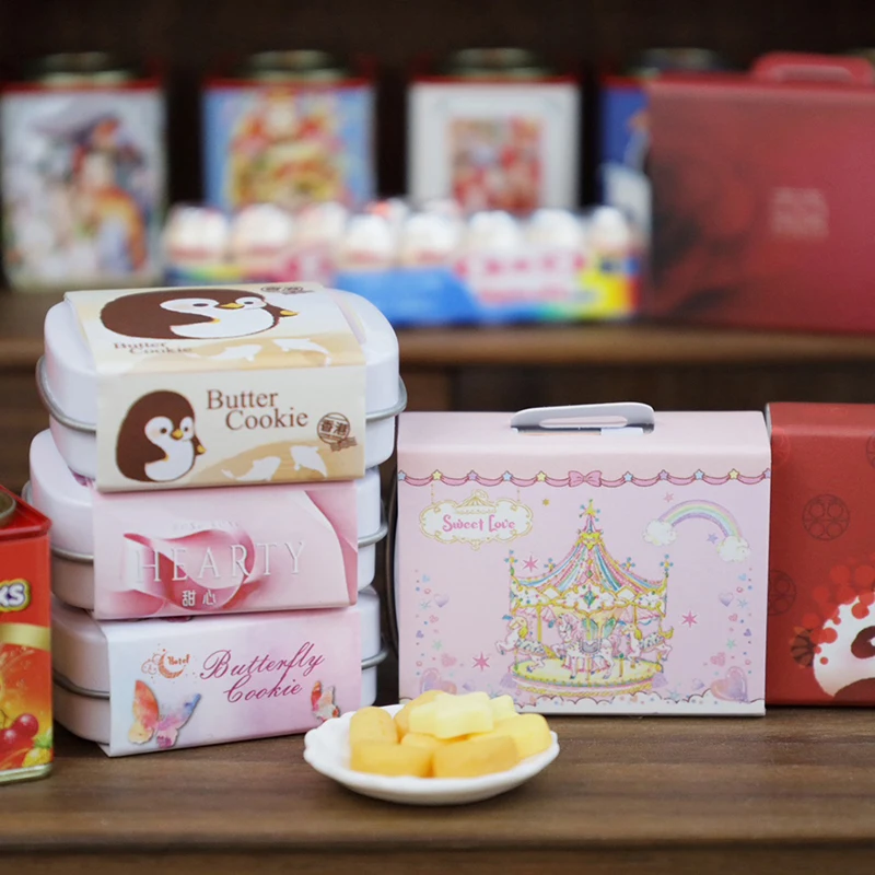 

1 Набор 1/12 миниатюрные игрушки для кукольного домика в подарочной коробке