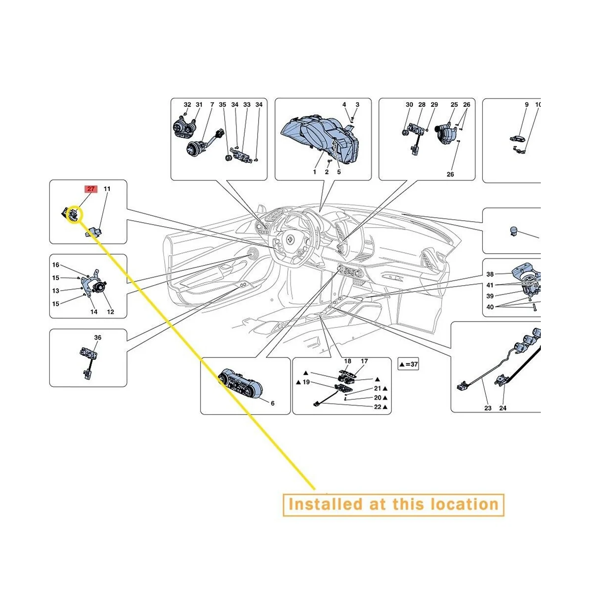 Автомобильная лампа кнопка тормоза с автоподзаводом Калифорния P крышка