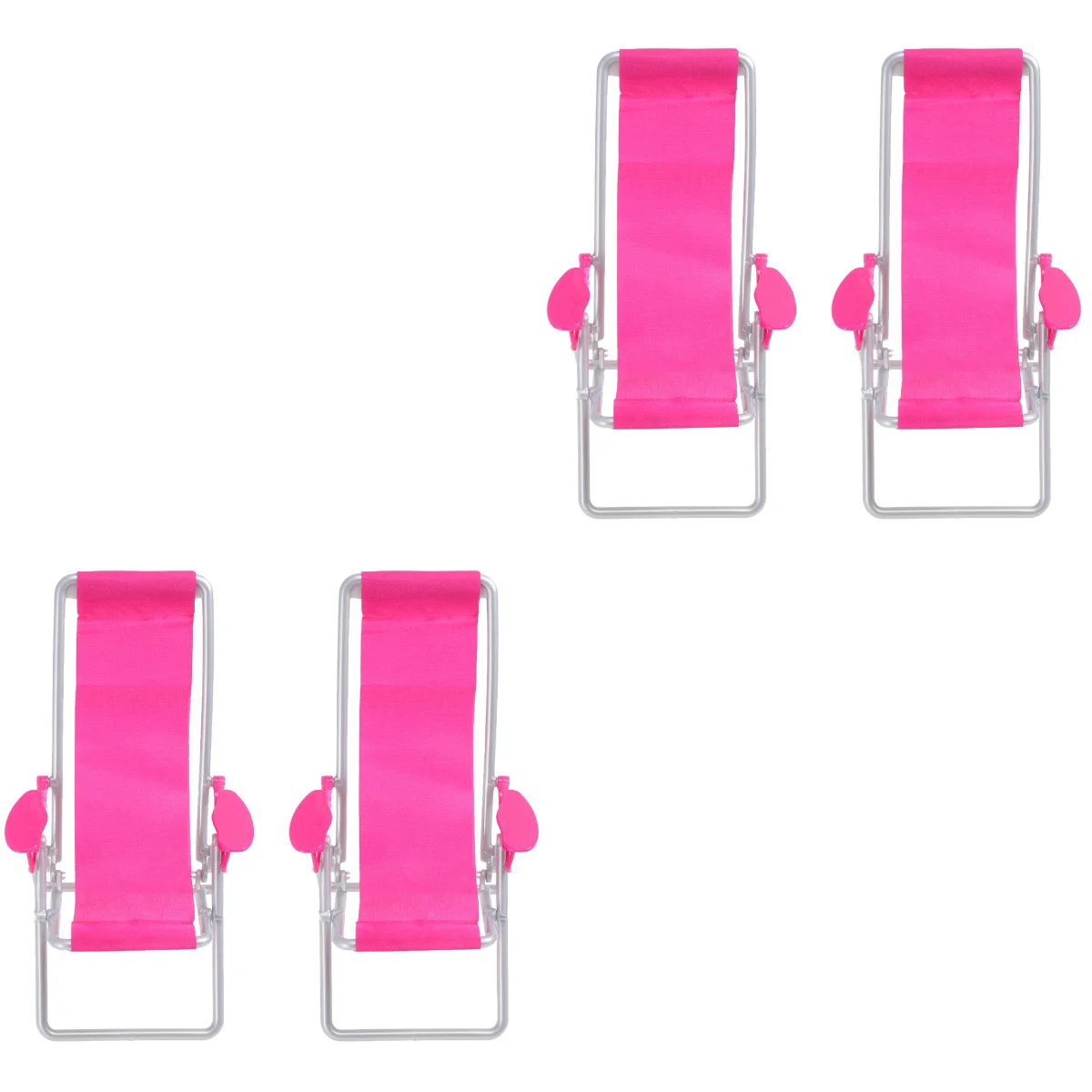 

Chair Mini Beach Miniatureornament Simulation Reclining Lounge Outdoor Accessories Gardendeck Camping Chairs House Folding