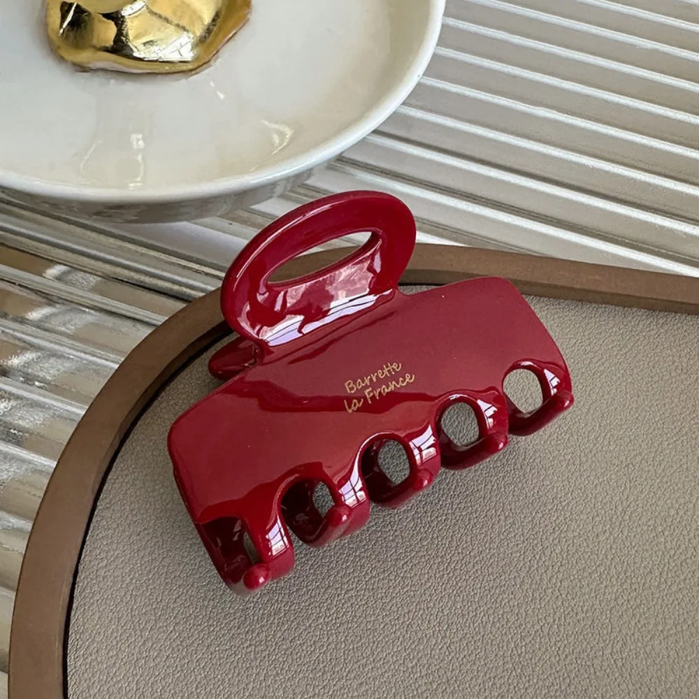 Красная заколка для волос FSUNION