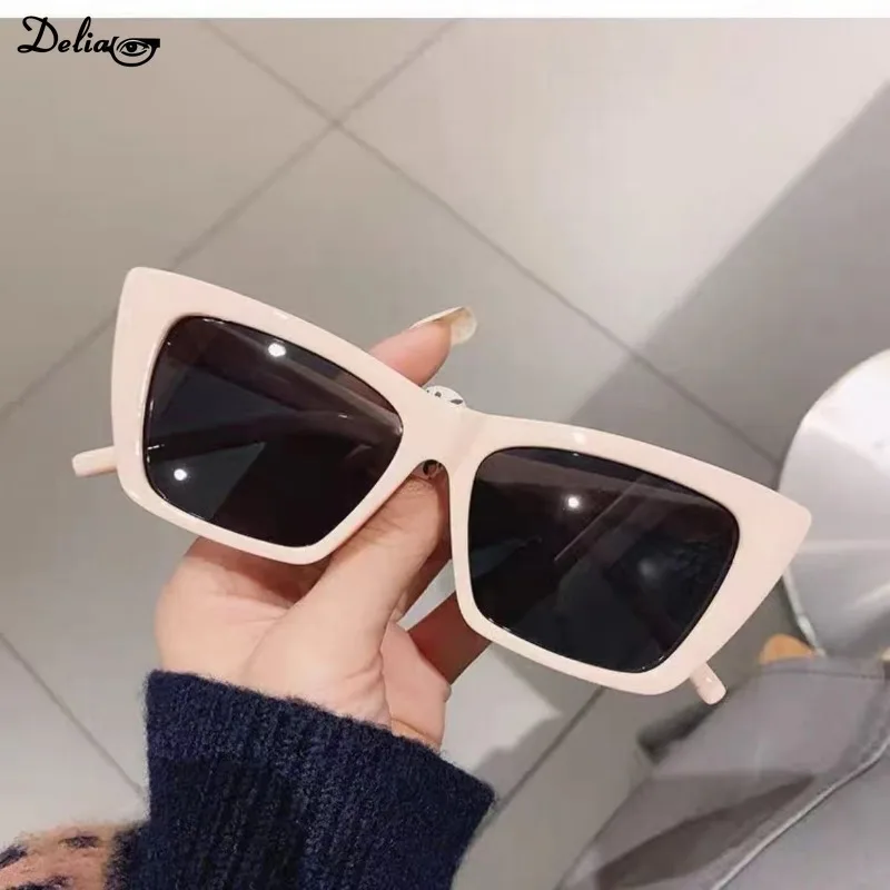 Солнцезащитные очки кошачий глаз для мужчин и женщин модные квадратные