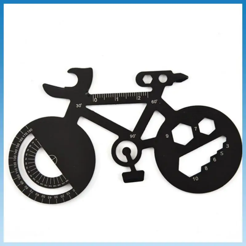 

Multi-function Multi-purpose Keychain Bicycle Shape Widely Used Bottle Opener Maintenance Tools Outdoor Portable Tools