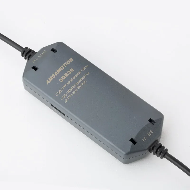 Фото USB-PPI кабель для программирования ПЛК Siemens S7-200, USB PPI коммуникационный кабель 6ES7 901-3DB30-0XA0, кабель для загрузки данных MPI №2