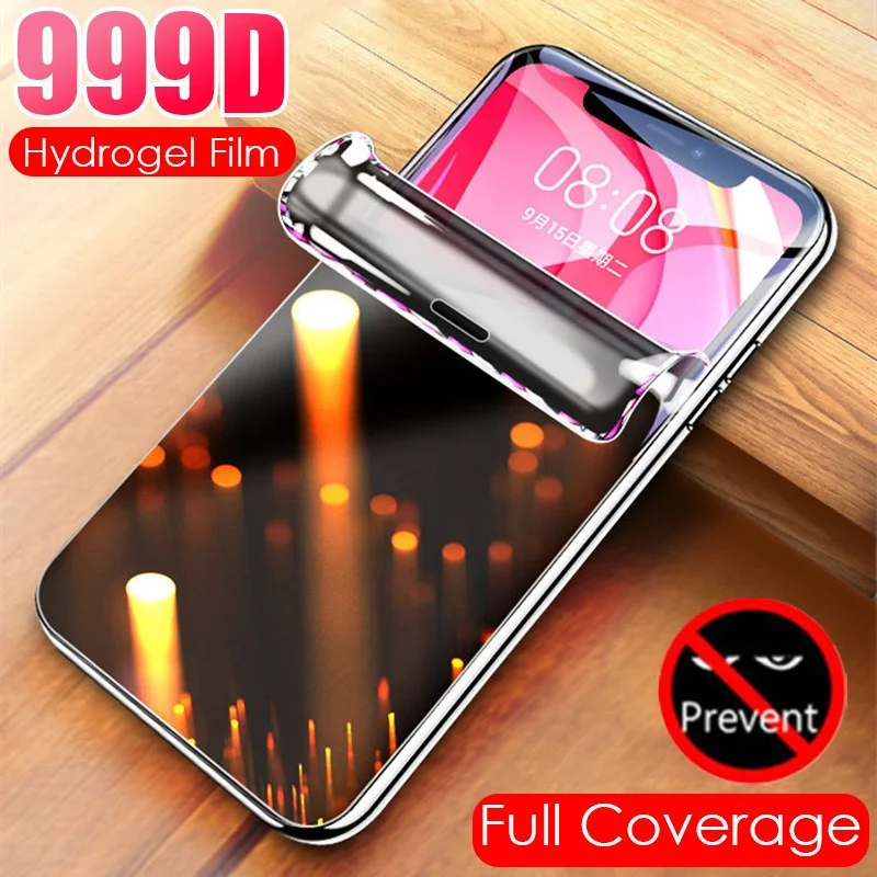 

Anti Spy Privacy Soft Hydrogel Film For iphone 11 Pro XS Max SE 2020 X XR 7 8 6 6s PLus Screen Protector Film SE 2 11 Not Glass