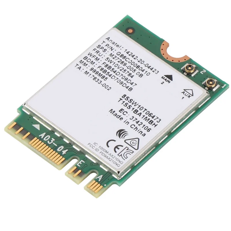 AX210 802.11AX Bluetooth 5 2 беспроводной диапазон Wi-Fi/Bluetooth комбинированный адаптер для