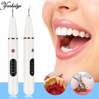 electric sonic dental calculus scaler oral teeth irrigator tartar calculus teeth whitening portable with led tartar remover