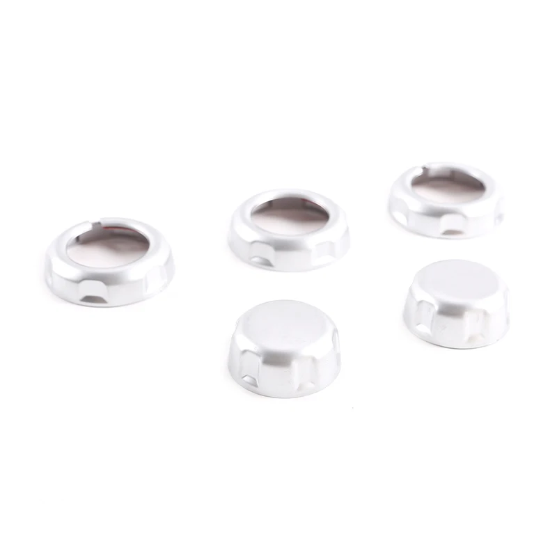 Для Land Rover Freelander 2 2007-2015 ABS хром, серебристый, центральная консоль автомобиля, ручки громкости кондиционера, накладки, наклейки