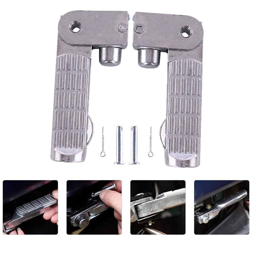 

Motorcycle Electric Turtle King Pedal Aluminium Spikes Electrocar Foot Rest Electromobile Peg Alloy
