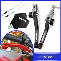for honda xr 230 250 400 650 r xr230 xr250 xr400 motard xr650r black dirt bike brake clutch levers clutch easy pull cable system