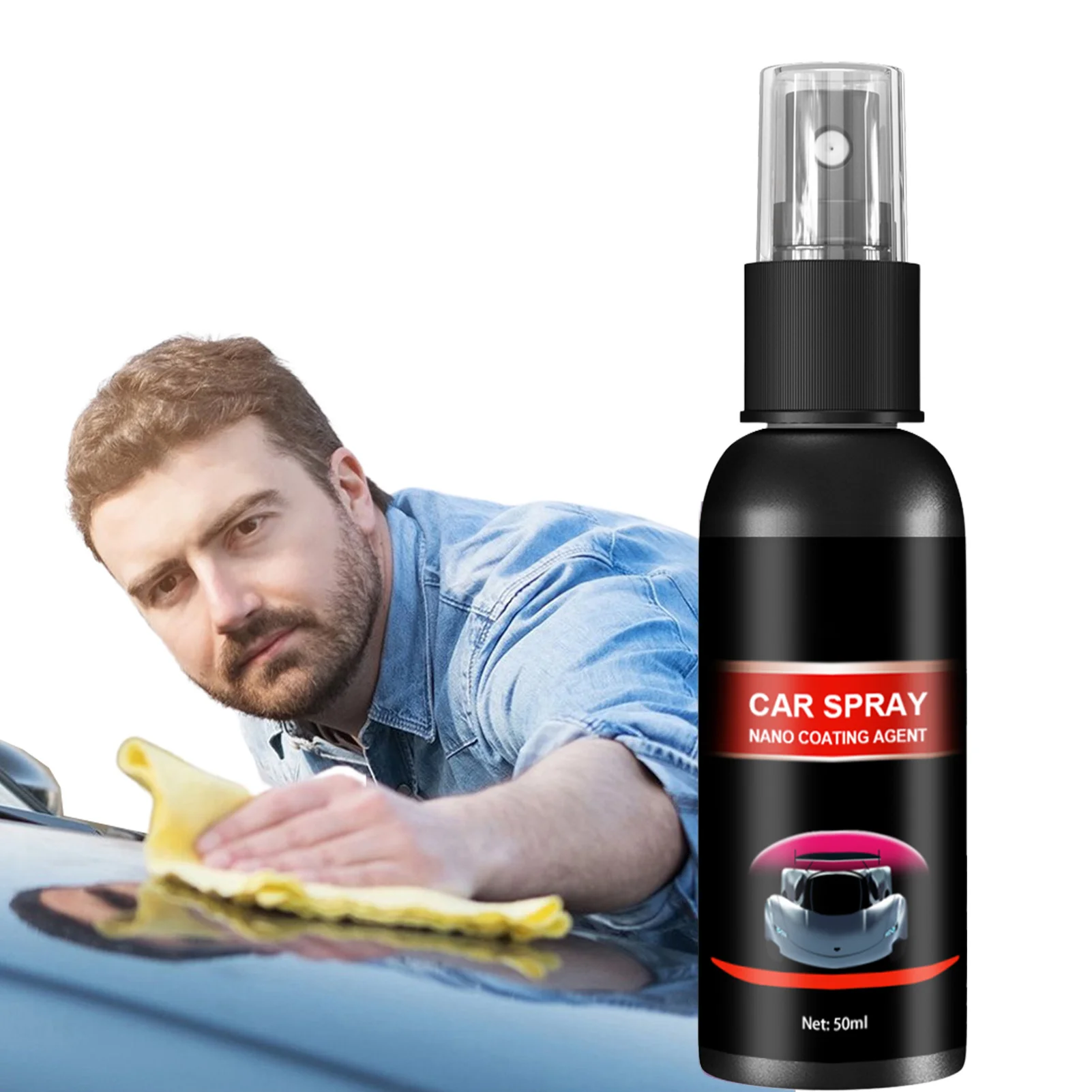 

Nano Coating Polishing Spray Auto Fast Repairing Car Scratches Remover Spray Automobile Repair Agent Long Lasting Polishing Spra