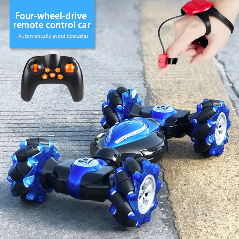 

RC Stunt Twister Remote Control Car Toys 2.4GHz 4WD Twist Desert Cars Gesture Control Remote Mountain Climbing Car Gift To Kids