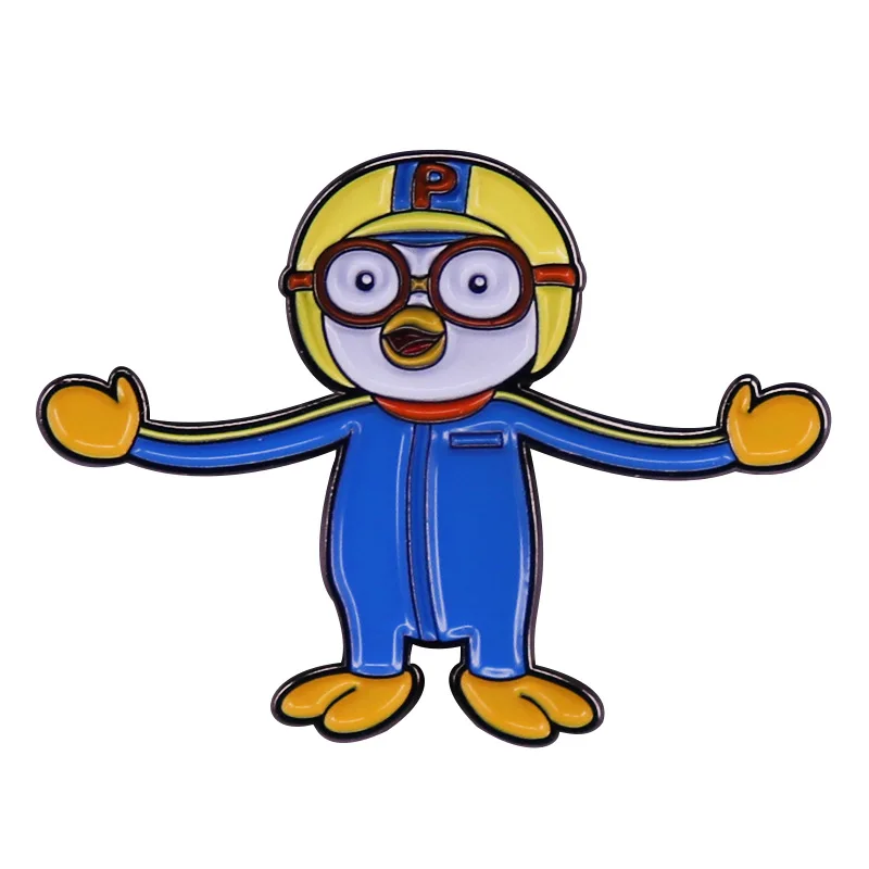 

A1966 Cartoon Cute Penguin Enamel Pins Brooches for Clothes Lapel Pins for Backpack Classic Manga Decorative Badges Accessories