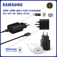 original samsung 25w45w super fast charging pd travel charger for galaxy s22 s22 s22 ultras21 s21 s21 ultra for tablet s7 s8