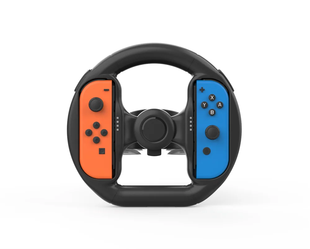 Steering Wheel for Switch Controller Attachment with 4 Suction Cups Racing Game NS Accessory Part