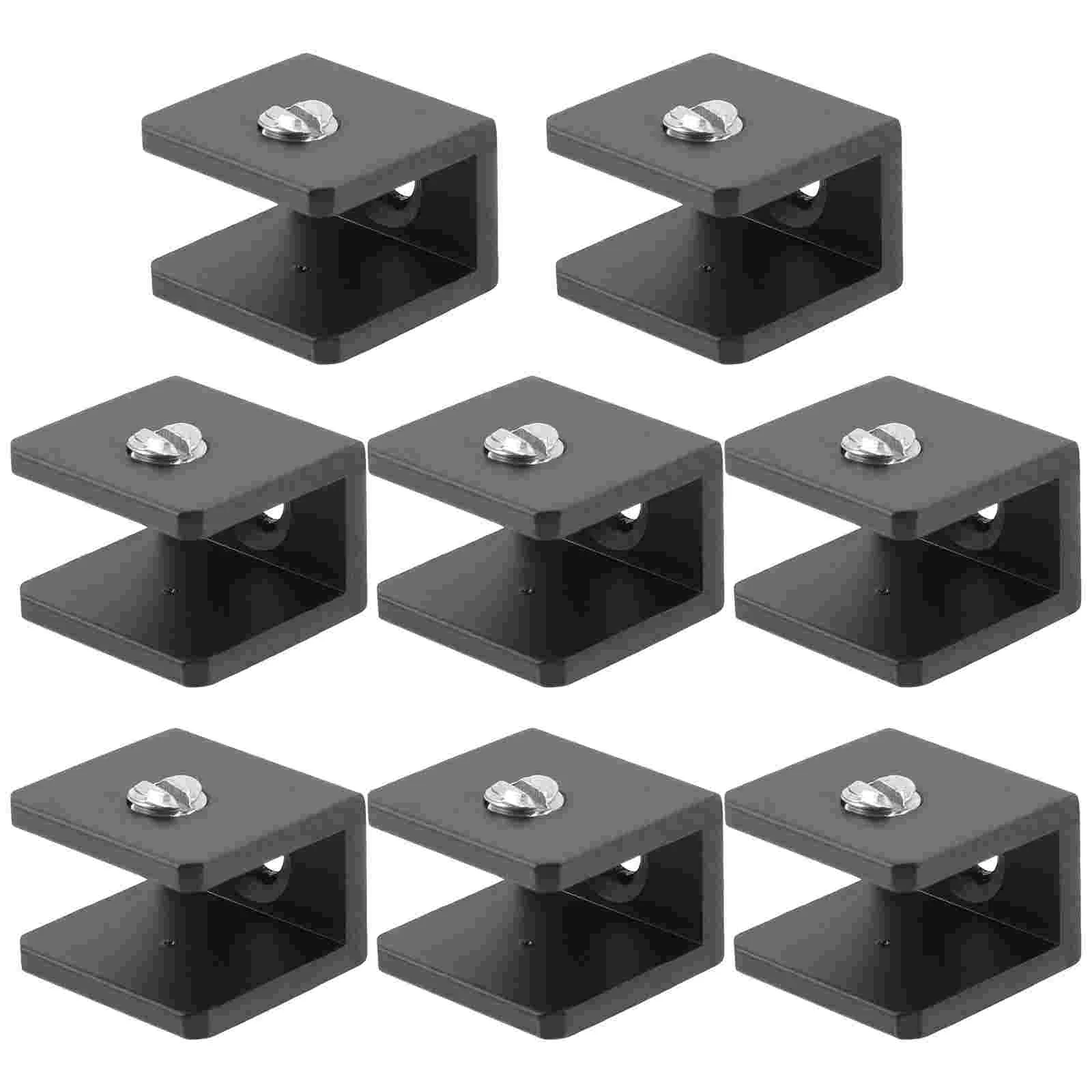 

Shelf Clamp Brackets Bracket Holder Clips Support Mounting Clip Floating Shower Adjustable Clamps Shelves Mirror Wall Panel