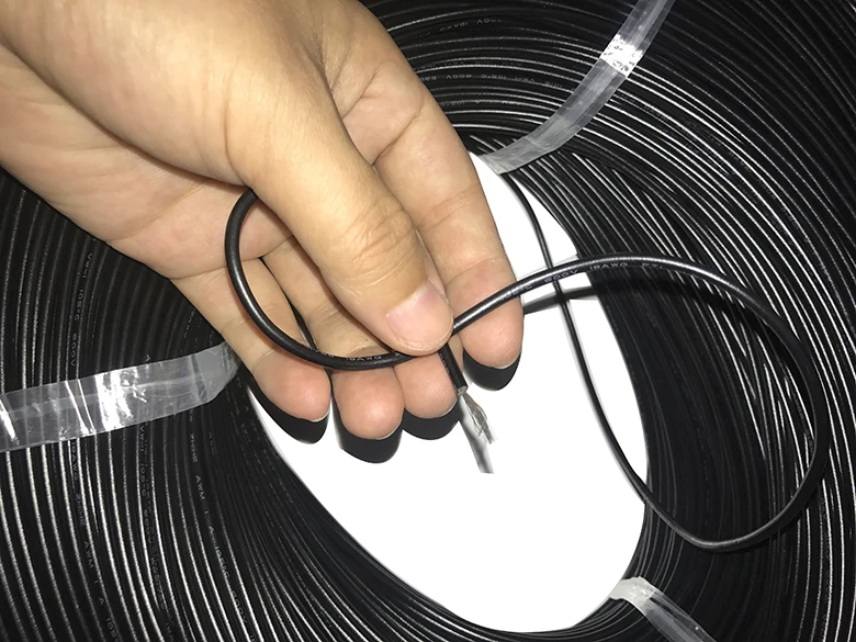 18AWG домашние улучшенные провода OD 2,8 мм UL1015 многожильный провод из ПВХ и луженой меди 600 в черный соединительный провод из ПВХ