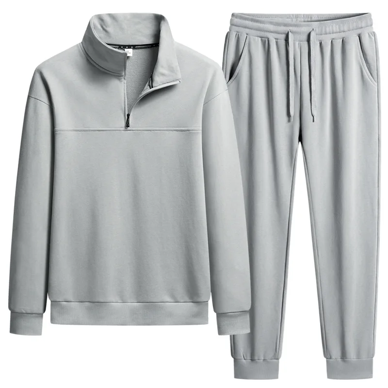 Tracksuit Men Sweatpants New Multi-size Sports Suit Round Neck Loose Sweater Two-piece Spring and Autumn Tide