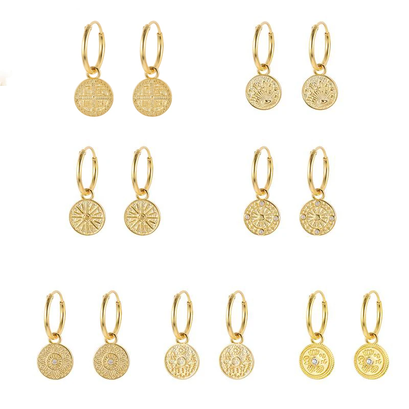 

Женские винтажные серьги-подвески в богемном стиле