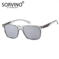 sorvino vintage fashion mirror square sunglasses polarized men 2022 luxury brand designer 90s black blue sun glasses shades p383