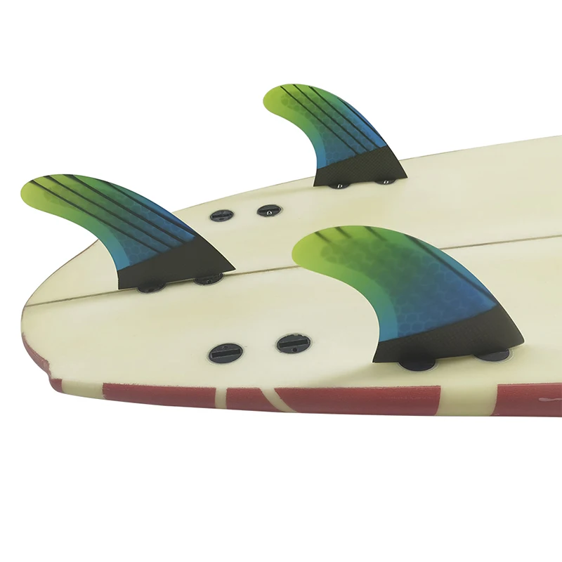 M Tri Fins UPSURF FCS FINS G5 Ласты для доски серфинга Углеродное волокно Подруливающие ласты
