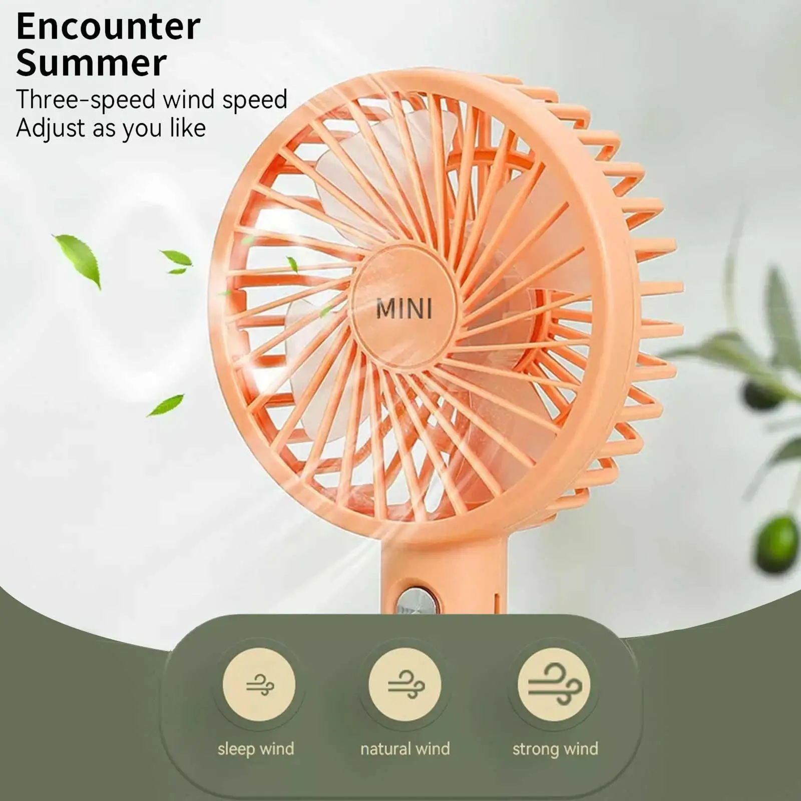 

Portable Usb Rechargeable Fan Mini Handheld Air Cooling Fan Desktop Ventilation Fan With Base 3 Modes For Travel Outdoor Co X8p0