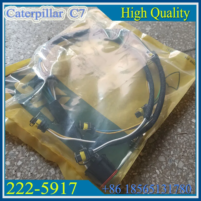 

Жгут проводов C7 для экскаватора Caterpillar E325D E329D, жгут проводов 222-5917 для топливного инжектора, жгут проводов 2225917