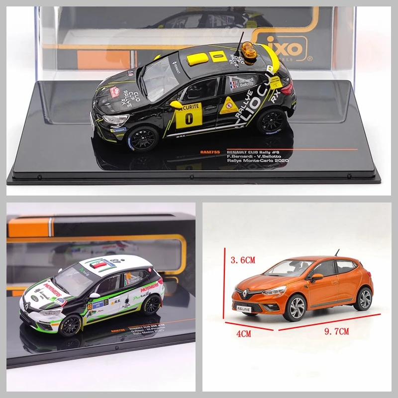 

Модель автомобиля из раллийного сплава IXO 1:43 Rena * ulclio RSR/RS 2019/2020