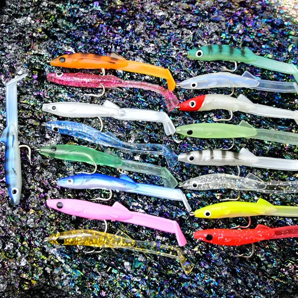 17 шт. Raglou рыбалка Морская спиннинг мягкая искусственная Рыбалка из силикона