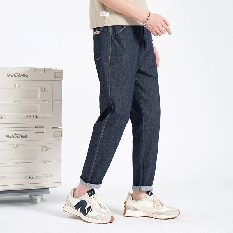 

Harajuku Jeans Man Casual Student Solid Colorslim Pencil Pants Male Spring and Summer New Straight Cargo Pants Homme Trousers