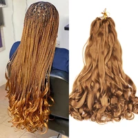 amir synthetic french curls crochet hair bulk spiral curly braids high temperature loose wave braiding hair extensions for women
