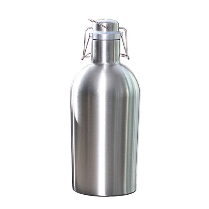 

Beer Can Barrel Bottles Stainless Steel Wine Bottle Large-Capacity Double Wall Flagon Wine Jugs for Outdoor