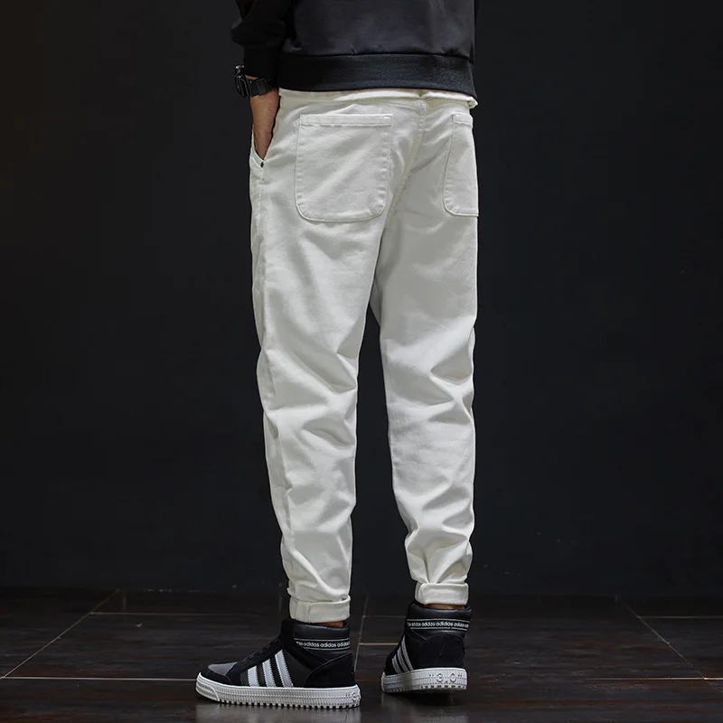 Japanese Style New White Jeans Men's 