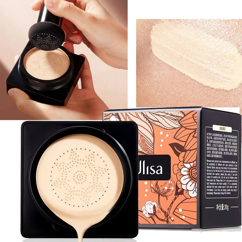 

Mushroom Head Foundation Concealer Air Cushion CC Cream Whitening Moisturizing Waterproof Brightening Cream Face Base Tone Make