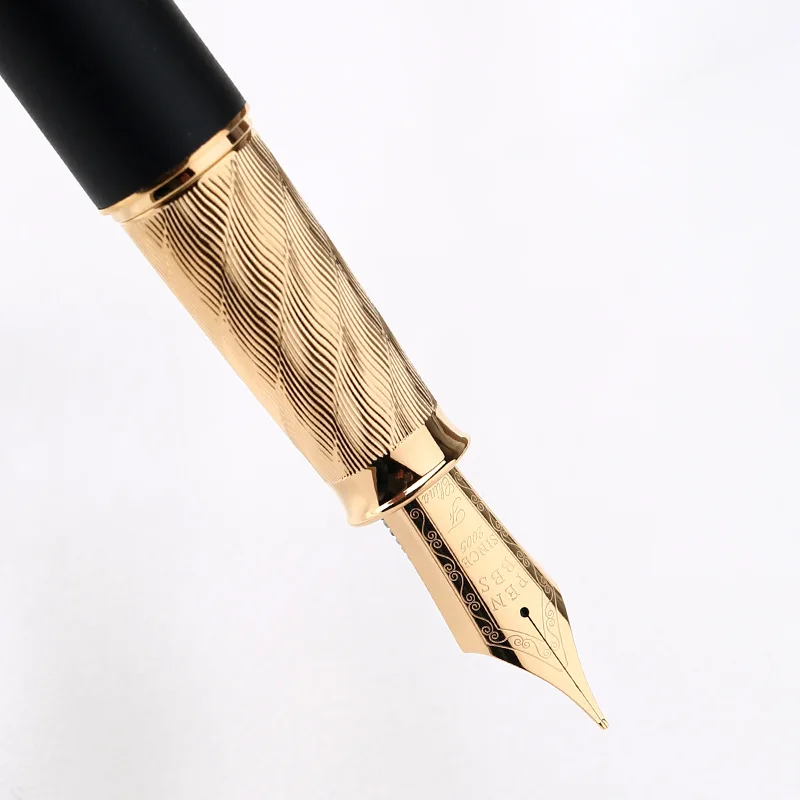 Фото Перьевая ручка Sublime PENBBS 499, полностью медное пескоструйное покрытие, тонкая чернильная ручка 0,5 мм для письма, подарок, школьные канцелярские принадлежности №4