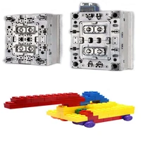 china custom mold maker professional plastic injection lego toys building blocks mould for kids