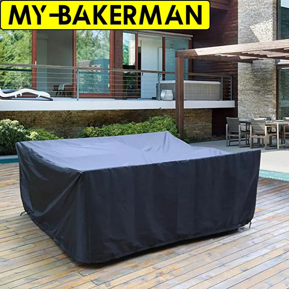 

72Sizes Black Outdoor Patio Garden Furniture Waterproof Covers Rain Snow Chair covers for Sofa Table Chair Dust Proof Cover