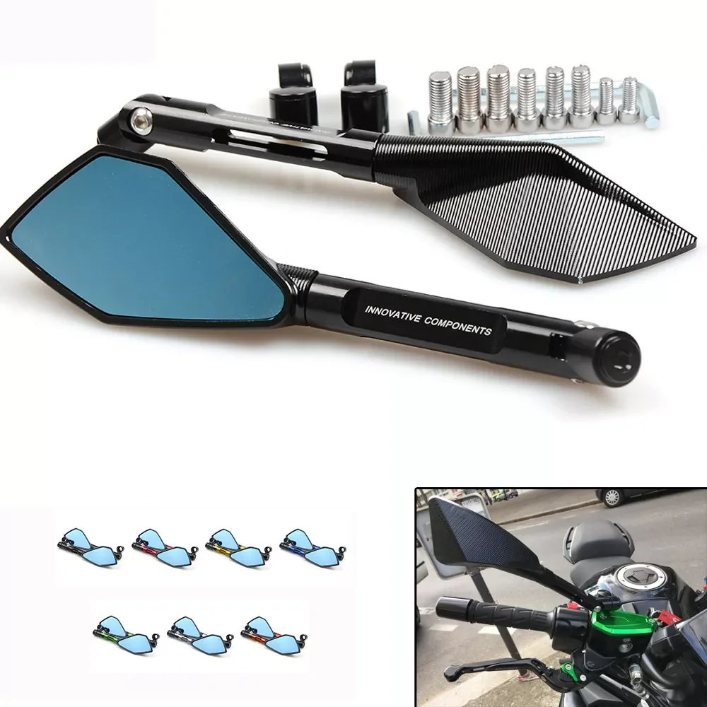 

Universal New Motorcycle Rear View Mirror Sports Car Rearview Mirror CNC Aluminum Alloy Rear-view Mirrors Motorcycle Accessories