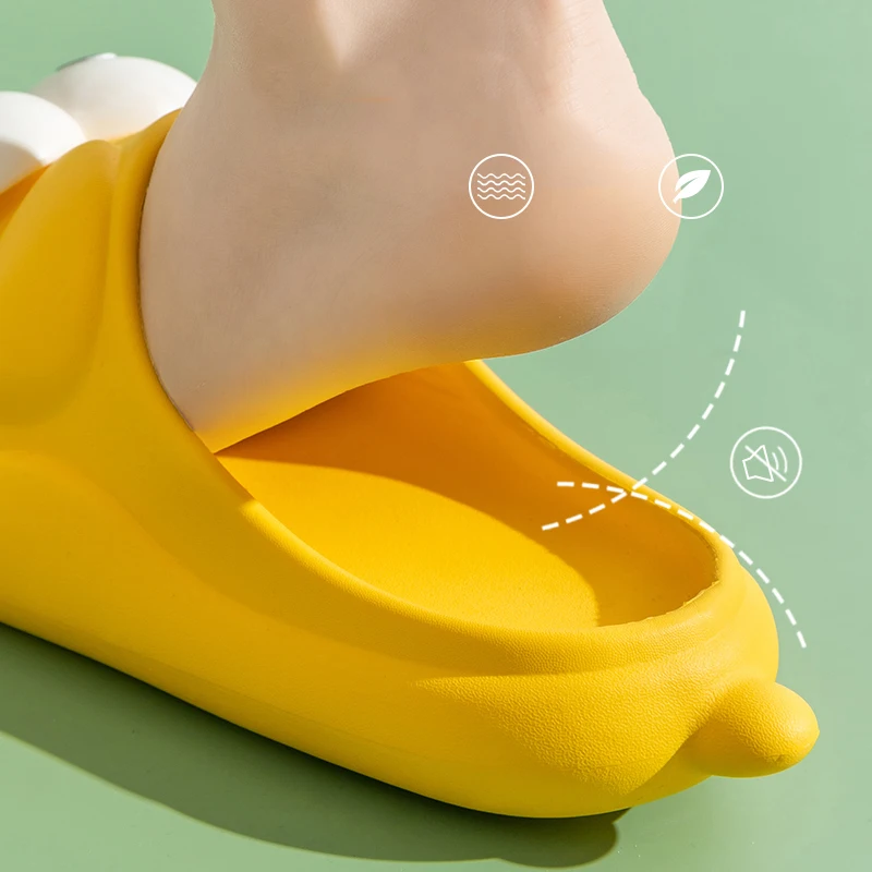 Fun Cartoon Slides Women's Summer Slippers Indoor EVA Soft Slippers Lovely Clogs Slides Female Bedroom Shoes Casual Beach Shoes