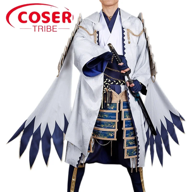 

COSER TRIBE Anime Game Touken Ranbu Online Tsurumaru Kuninaga Halloween Carnival Role Play Costume Complete Set