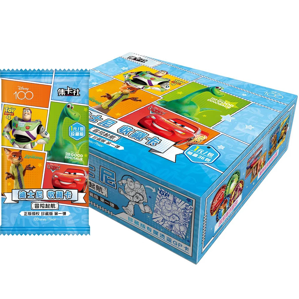 

Original box Disney cartoon Toy Story Mickey Friends Cheerful Times Card Collection Table Toy