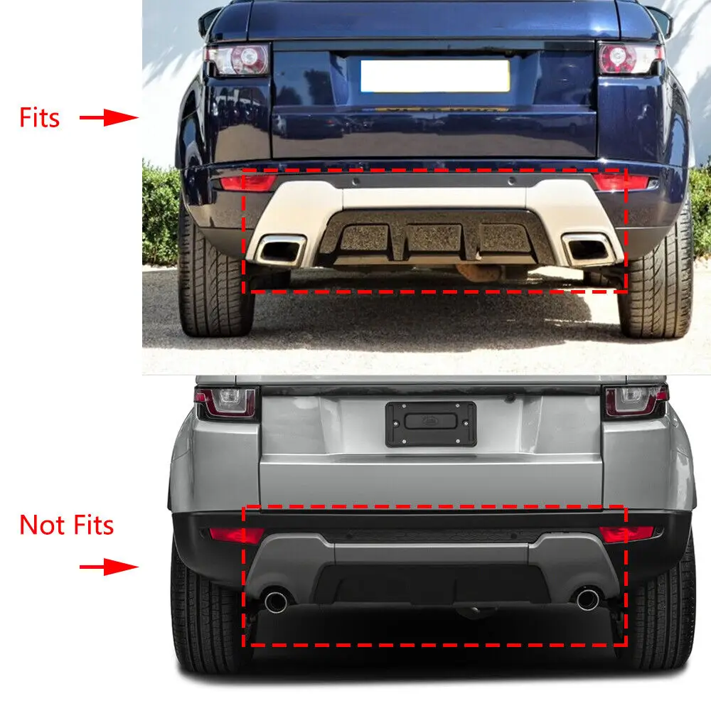 

High Quality Car Exterior Styling Acccessories Car Rear Bumper Valance Cover Trim LR028087(RH) Painted ABS Accessories Black