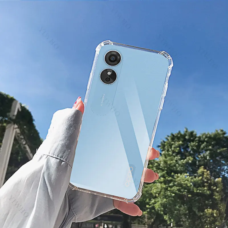 Прозрачный мягкий чехол для телефона Oppo A17 TPU прозрачный A 17 6 56 &quotCPH2477
