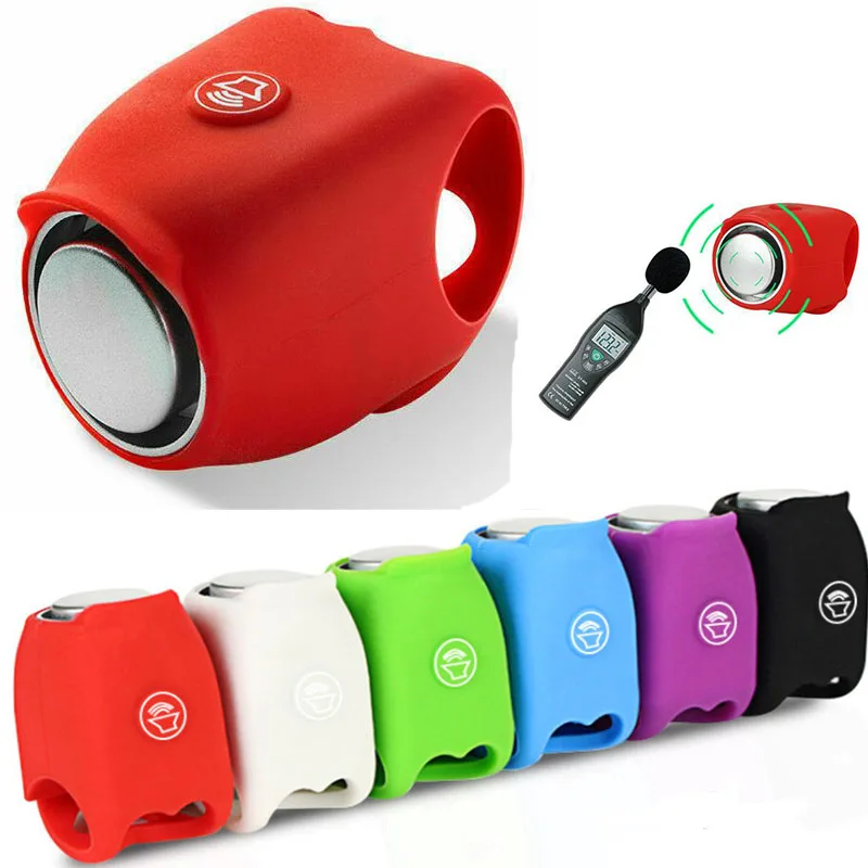 

Водонепроницаемый Эластичный Силиконовый колокольчик 120 дБ велосипедные колокольчики Электрический гудок Мини Портативный Силиконовый г...