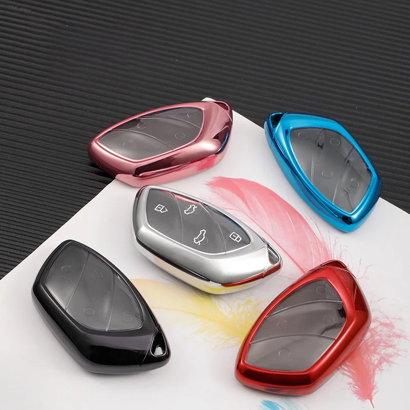Чехол для автомобильного ключа из ТПУ чехол Roewe Marvel-X Feifan Marvel-R 2018 2019 2020 2021 защитный