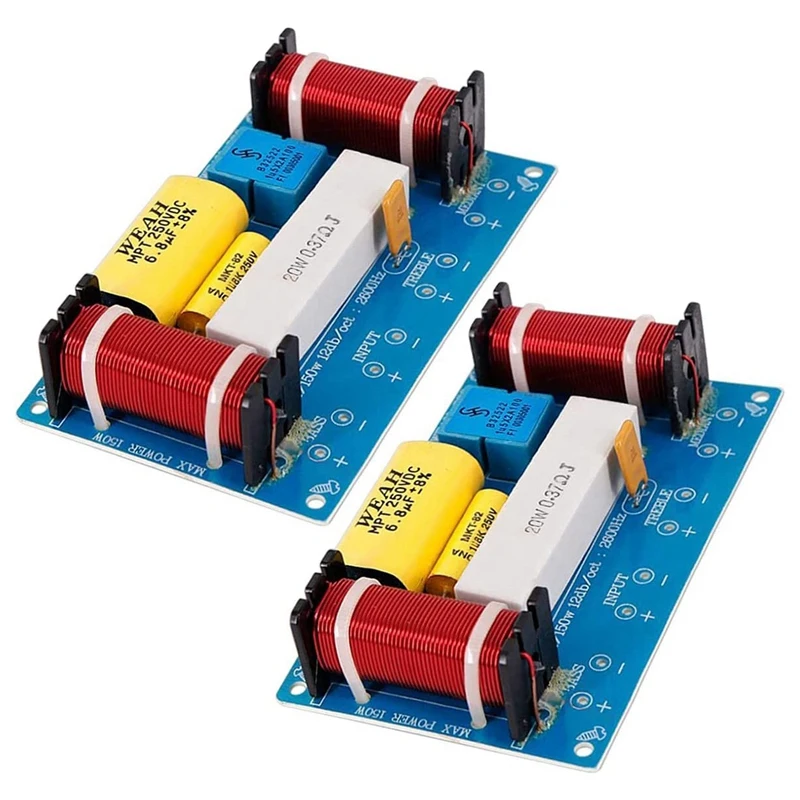 

2 шт. 3-полосный аудио делитель частоты для динамиков